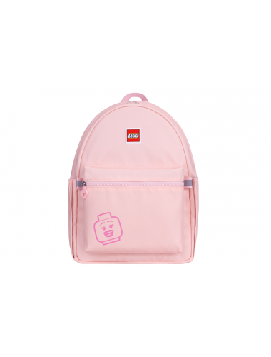 LEGO® Bags - 樂高笑臉小背包-積木表情符號粉紅色