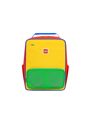 LEGO® Bags - 樂高經典中背包-綠黃紅撞色